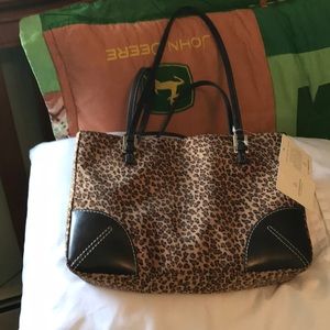 Liz Claiborne Leopard print bag